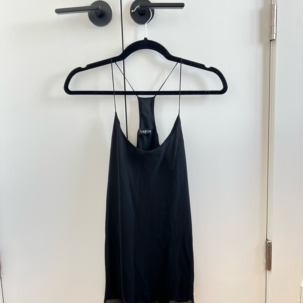 Black Flowy Top